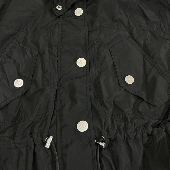 Michael Kors Black Hooded Utility Jacket - Picture 3 of 5
